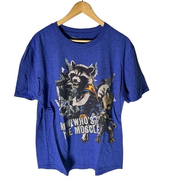 Guardians of the Galaxy Now Who’s the Muscle T-Shirt - Picture 1 of 8